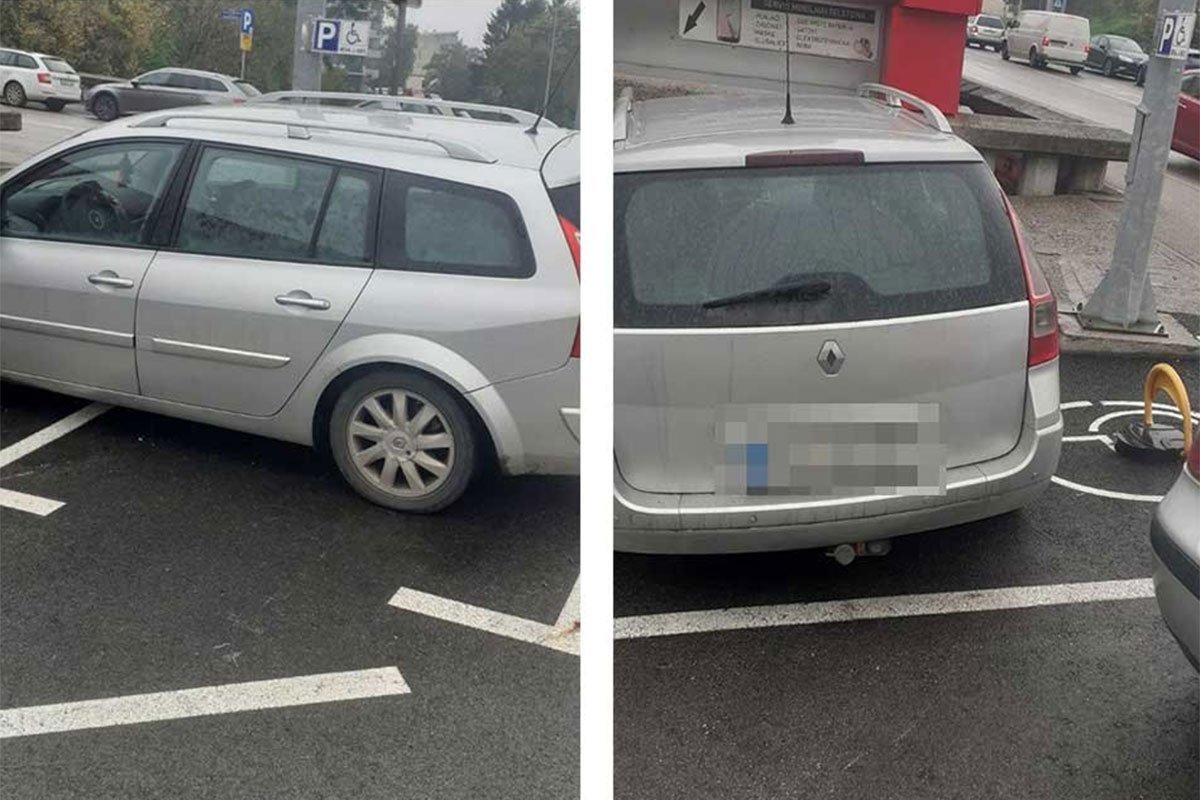 Nepropisno parkiranje u Banjaluci: Ostavio auto poprijeko na parkingu